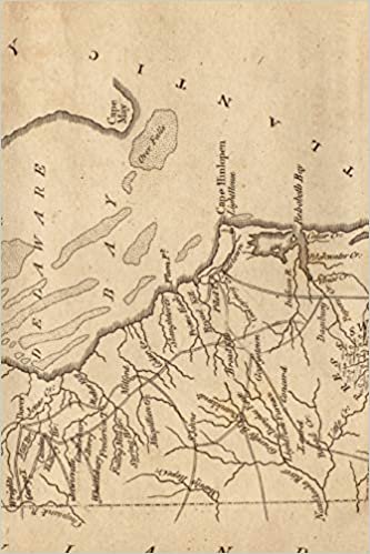 1806 Map of Delaware - A Poetose Notebook / Journal / Diary (50 pages/25 sheets) (Poetose Notebooks)