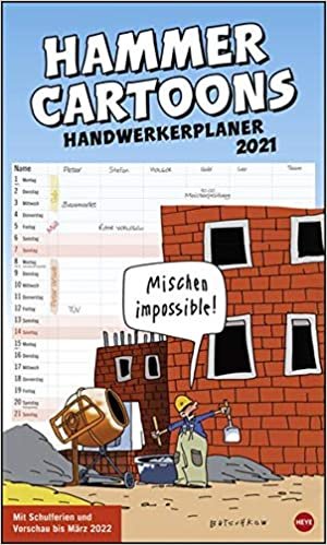 Butschkow: Hammer Cartoons Handwerkerplaner Kalender 2021