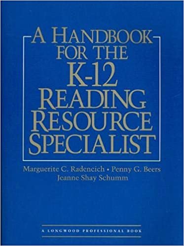 A Handbook for the K-12 Reading Resource Specialist (Longwood Professsional Book)