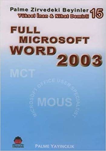 FULL MICROSOFT WORD 2003