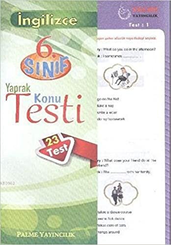 6. Sınıf İngilizce Yaprak Konu Testi