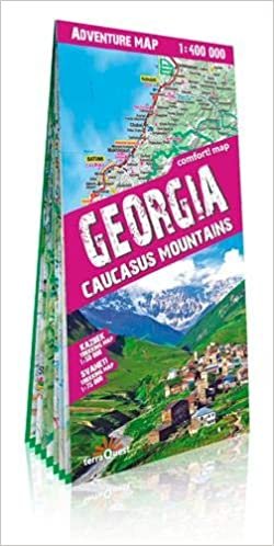 terraQuest Adventure Map Georgia (trekking map)