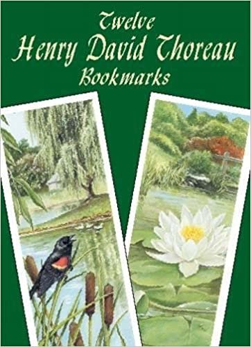 Twelve Henry David Thoreau Bookmark (Dover Bookmarks) indir