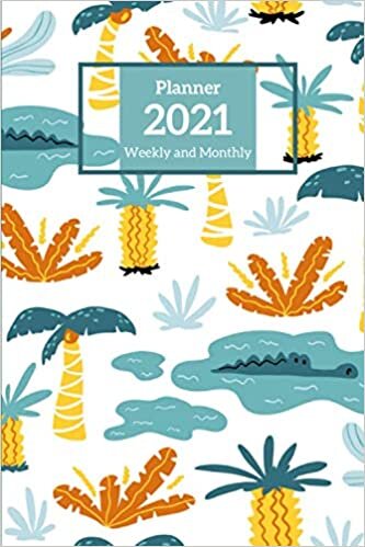 Crocodile 2021 Planner Weekly and Monthly: Simplified Planner Organizer Dated | January to December | Ideal Calendar with Goals, to do list and Notes ... Christmas or Birthday Present for Women, Men