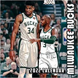 NBA Milwaukee Bucks 2022 Calendar: Special gifts for all ages, genders and Bucks Fans with 12-month Calendar from January 2022 to December 2022 Bonus 2021 Last 4 Months