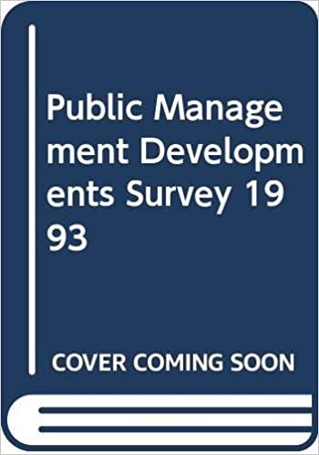 Public Management Developments 1993: Survey