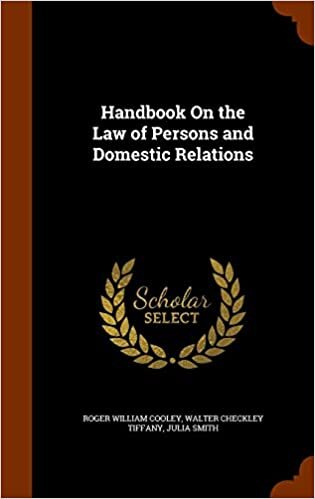 Handbook On the Law of Persons and Domestic Relations