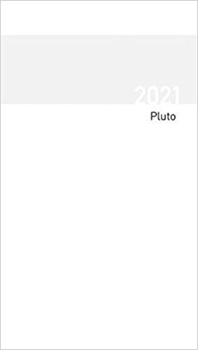 Taschenkalender Pluto geheftet Einlage 2021 indir