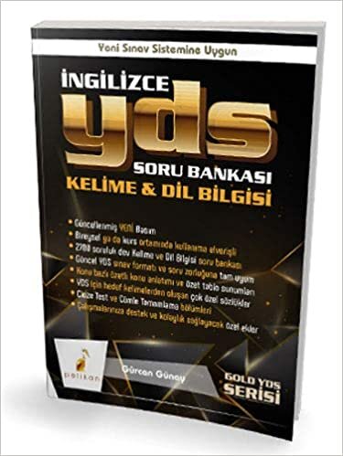 Pelikan YDS Gold Serisi İngilizce Soru Bankası Kelime Dilbilgisi