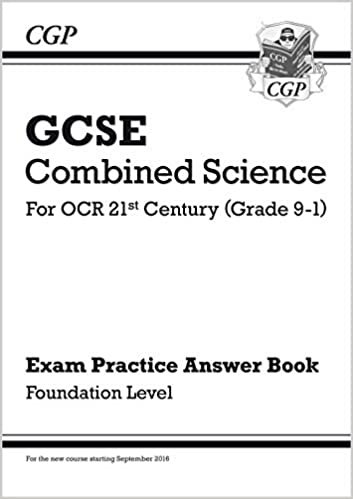 GCSE Combined Science: OCR 21st Century Answers (for Exam Practice Workbook) - Foundation (CGP GCSE Combined Science 9-1 Revision) indir