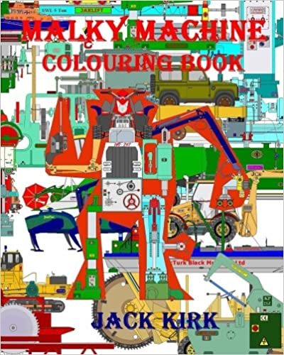Malky Machine Colouring Book: For adults & children