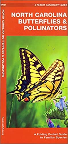 North Carolina Butterflies & Pollinators: A Folding Pocket Guide to Familiar Species (Wildlife and Nature Identification) indir