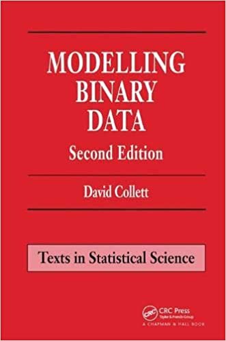 Modelling Binary Data (Chapman & Hall/CRC Texts in Statistical Science): 56