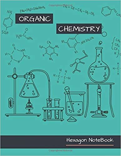 Organic Chemistry Notebook Hexagon: Turquoise BlueCover Small Hexagons 1/4 inch, 8.5 x 11 Inches Hexagonal Graph Paper Notebooks, 100 Pages - Lab ... Organic Chemistry and Biochemistry Journal. indir