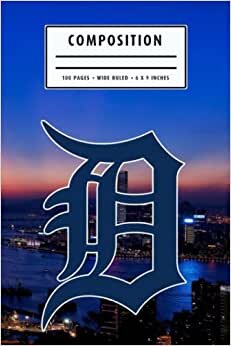 New Year Weekly Timesheet Record Composition : Detroit Tigers Notebook | Christmas, Thankgiving Gift Ideas | Baseball Notebook #10
