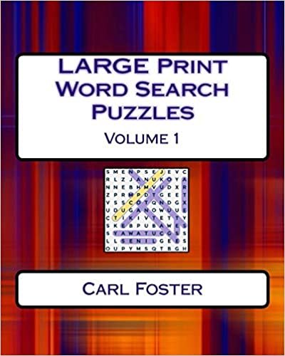 LARGE Print Word Search Puzzles: Volume 1 indir