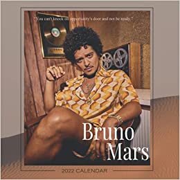 2022 Calendar: Bruno Mars Calendar 2022 18-month from Jul 2021 to Dec 2022 in mini size 7x7 inch