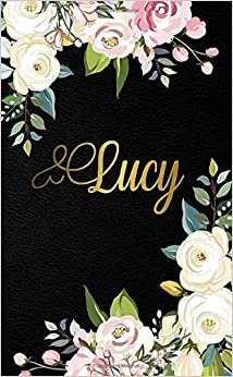Lucy: Pretty 2020-2021 Two-Year Monthly Pocket Planner & Organizer with Phone Book, Password Log & Notes | 2 Year (24 Months) Agenda & Calendar | Floral & Gold Personal Name Gift for Girls & Women