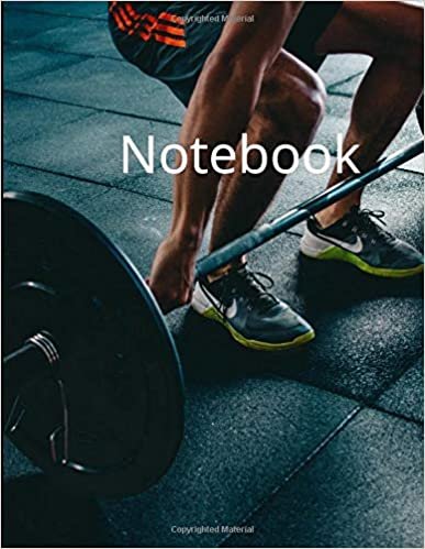 Notebook: sports weights notebook lined 120 pages (8.5"x 11")