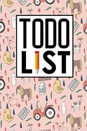 To Do List: Daily Task List, To Do List Checklist, Task List Organizer, To Do Organizer, Agenda Notepad For Men, Women, Students & Kids, Cute Farm Animals Cover: Volume 63 (To Do List Notebooks) indir