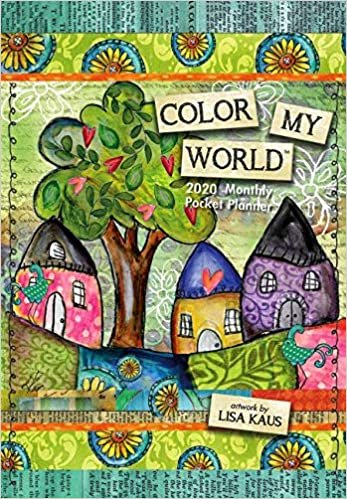Color My World 2020 Monthly Pocket Planner