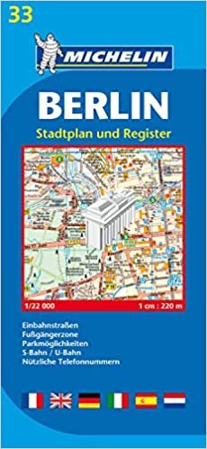 Berlin - Michelin City Plan 33: City Plans (Michelin City Plans)