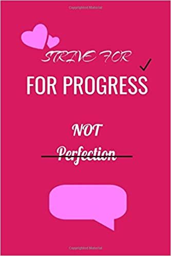 Seek progress not perfection book recepies: book recepies