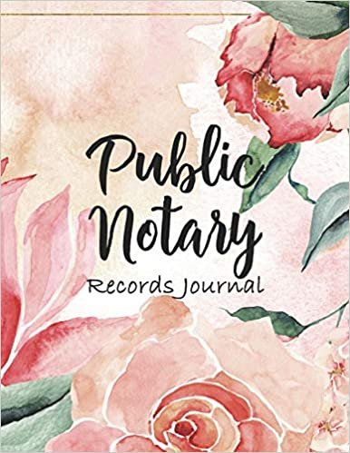 Public Notary Records Journal: Notary Journal or Records Log Book For Public Notaries