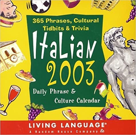 Italian 2003 Daily Phrase & Culture Calendar (Daily Phrase Calendars) indir