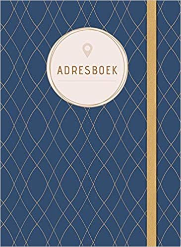 Adresboek (klein) - Dark Blue