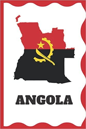 Angola: Cuaderno para llenar. 100 páginas a rayas. Regalo perfecto para mujeres angoleñas y todos los amigos angoleños.