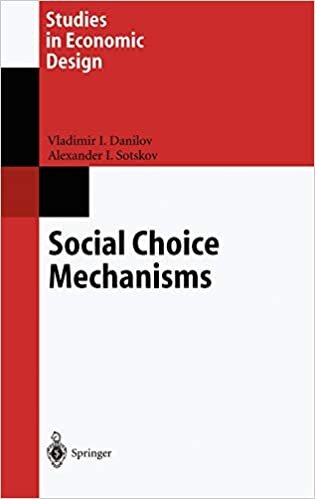 Social Choice Mechanisms (Studies in Economic Design)