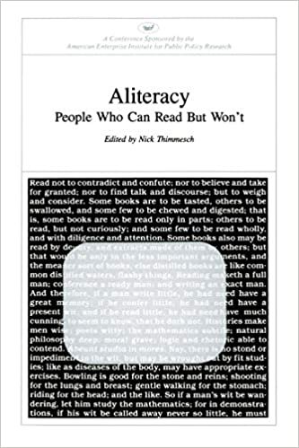 Aliteracy: People Who Can Read but Won't (AEI Symposia)