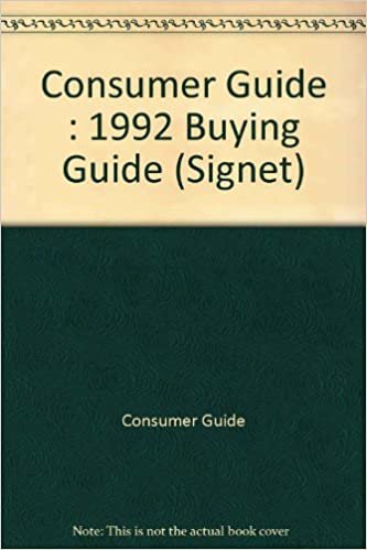 Consumer Buying Guide 1992