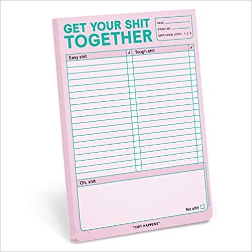 Knock Knock Get Your Shit Together Pad (Pastel Edition) indir