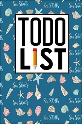 To Do List: Checklist Daily, To Do Chart, Daily To Do Checklist, To Do List Notes, Agenda Notepad For Men, Women, Students & Kids, Cute Sea Shells Cover: Volume 77 (To Do List Notebooks) indir