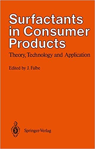 Surfactants in Consumer Products: Theory, Technology and Application
