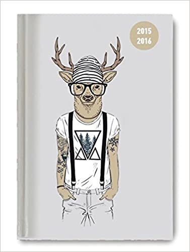 Collegetimer Pocket Deer 2015/2016 - Schülerkalender A6 - Weekly - 224 Seiten