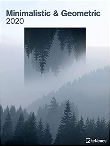 2020 Minimalistic & Geometric 48 x 64 Poster Calendar