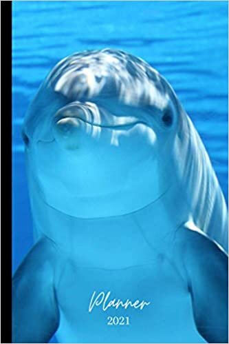 2021 PLANNER: "DOLPHIN". 150 pages. Weekly planner. Annual and monthly calendar. Timetable. January to December 2021. 6'x 9'.