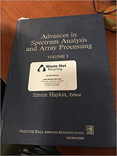 Advances in Spectrum Analysis and Array Processing (Prentice-hall Signal Processing Series): 001 indir