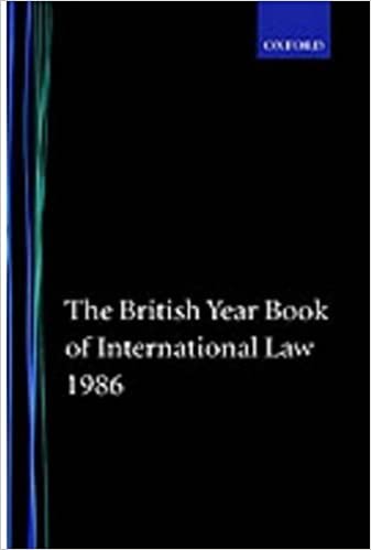 British Yearbook of International Law 1986 Vol.57: 057