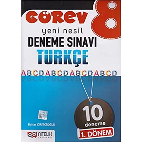 Nitelik Yayınları 8. Sınıf Görev LGS 1. Dönem 10 Türkçe Deneme indir