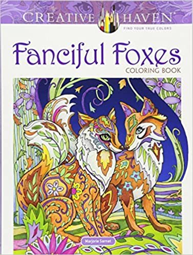 Creative Haven Fanciful Foxes Coloring Book (Creative Haven Adult Coloring) indir