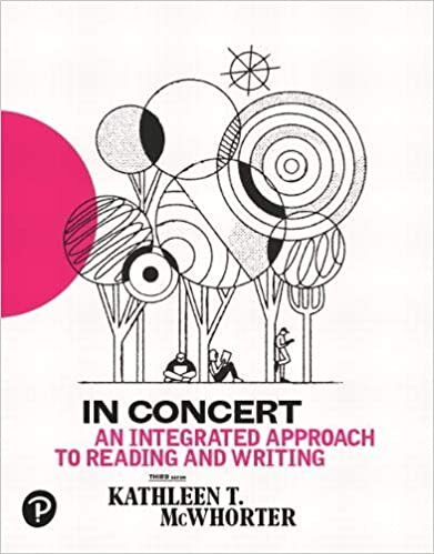In Concert: An Integrated Approach to Reading and Writing (McWhorter Reading & Writing)
