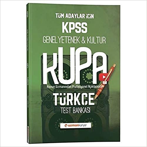 2020 KPSS Türkçe Kupa Test Bankası