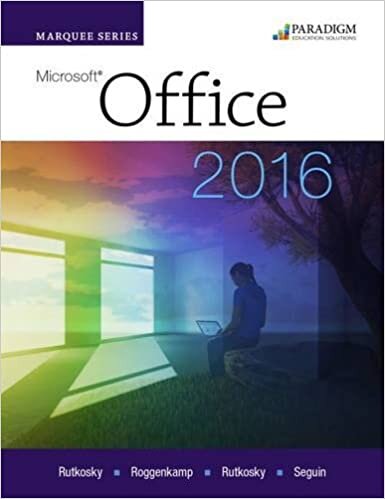 Marquee Series: Microsoft Office 2016: Text
