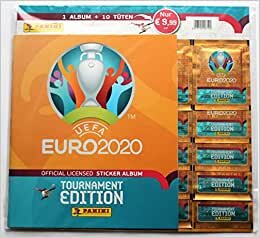 UEFA EURO 2020 Sammelsticker Starter-Set: Starter-Set mit Album und 10 Stickertüten
