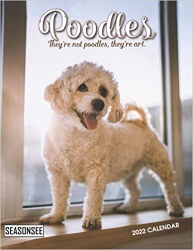 Poodles Calendar 2022: Gifts for Friends and Family with 18-month Monthly Calendar in 8.5x11 inch