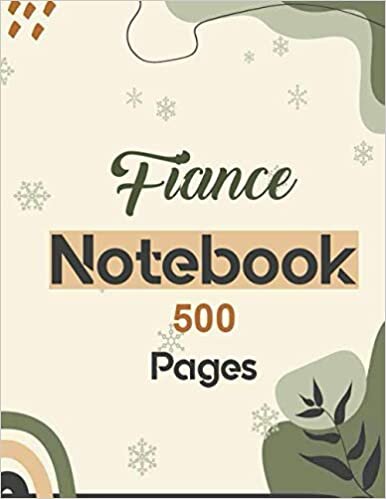 Fiance Notebook 500 Pages: Lined Journal for writing 8.5 x 11|hardcover Wide Ruled Paper Notebook Journal|Daily diary Note taking Writing sheets